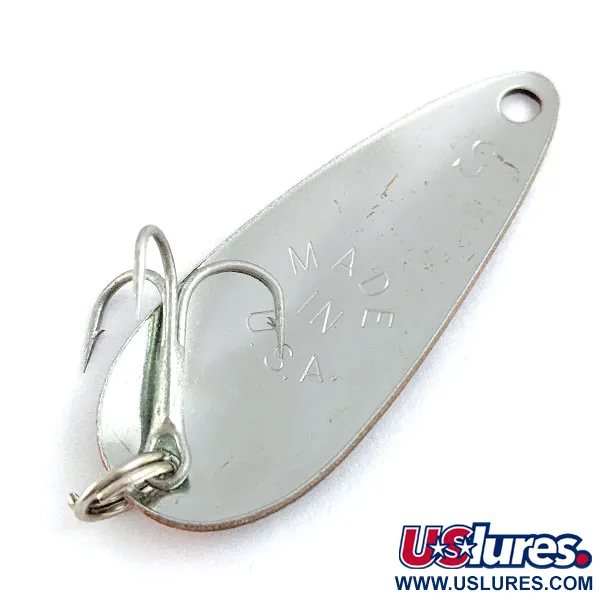  Worth Chippewa Steel Spoon, Czarny/czerwony/nikiel, 6 g błystka wahadłowa #17008