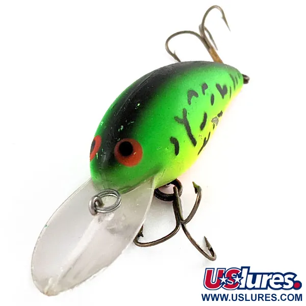 Bomber model 7A baby striper UV (świeci w ultrafiolecie), Fire Tiger (Ognisty Tygrys), 14 g wobler #17118