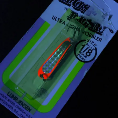 Luhr Jensen Hus-lure UV (świeci w ultrafiolecie), złoty/czerwony UV, 4 g błystka wahadłowa #17152