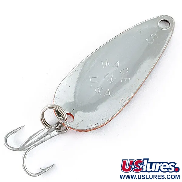  Worth Chippewa Steel Spoon, Czarny/czerwony/nikiel, 6 g błystka wahadłowa #17160