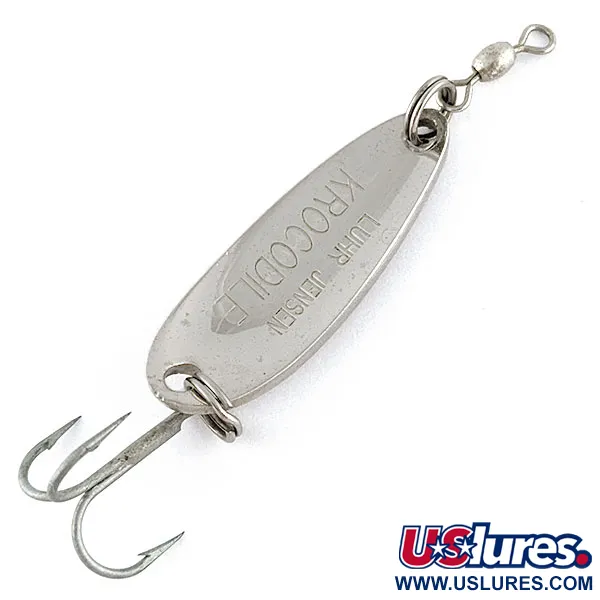 Luhr Jensen Krocodile, nikiel, 9 g błystka wahadłowa #17179