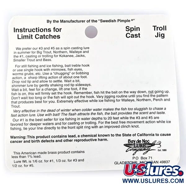  Bay de Noc Do-Jigger 3, złoto, 9 g błystka wahadłowa #17837