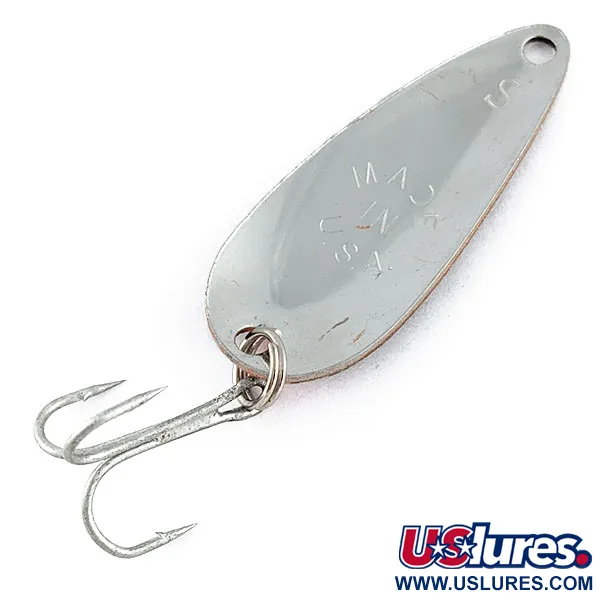  Worth Chippewa Steel Spoon, Czarny/czerwony/nikiel, 6 g błystka wahadłowa #17240