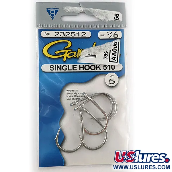 Haczyki Gamakatsu 510 #2/0​