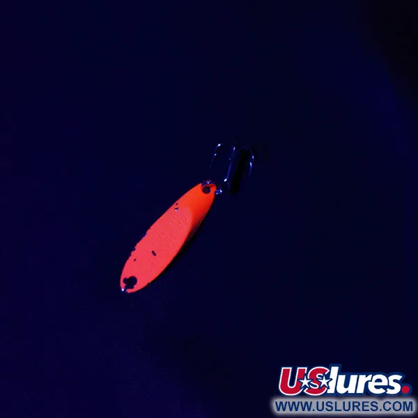 Acme Kastmaster UV (świeci w ultrafiolecie), nikiel/pomarańczowy UV, 3,5 g błystka wahadłowa #17272