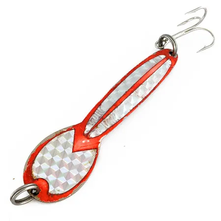 Glen Evans Loco 5, nikiel/czerwony, 28 g błystka wahadłowa #17300