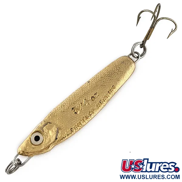  Luhr Jensen Crippled Herring, złoto, 21 g błystka wahadłowa #17314