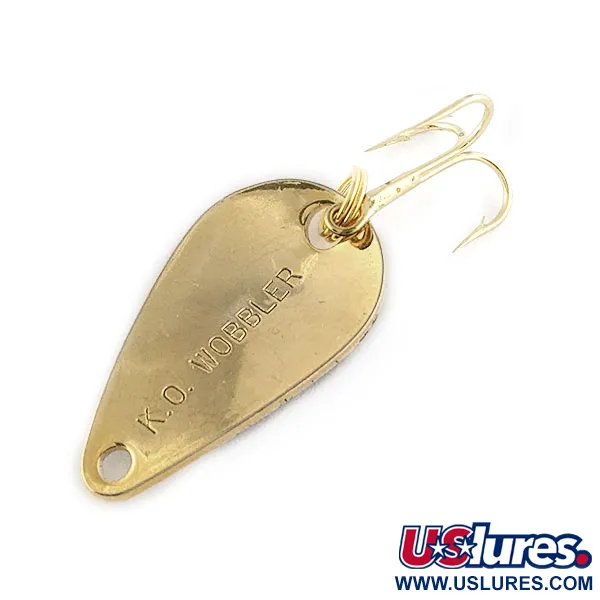 Acme K.O. Wobbler, Biały/czarny/złoty, 3,5 g błystka wahadłowa #17350