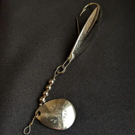 Błystka antyzaczepowa Johnson Silver Minnow Spinner Spoon posrebrzane, ze skrzydełkiem, srebro, 9 g błystka wahadłowa #17374