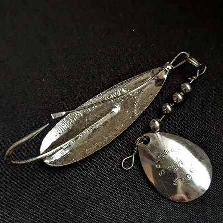 Błystka antyzaczepowa Johnson Silver Minnow Spinner Spoon posrebrzane, ze skrzydełkiem, srebro, 9 g błystka wahadłowa #17374