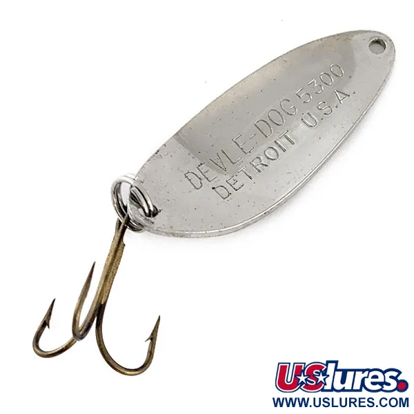 Eppinger Dardevle Devle-Dog 5300, nikiel, 10 g błystka wahadłowa #17406