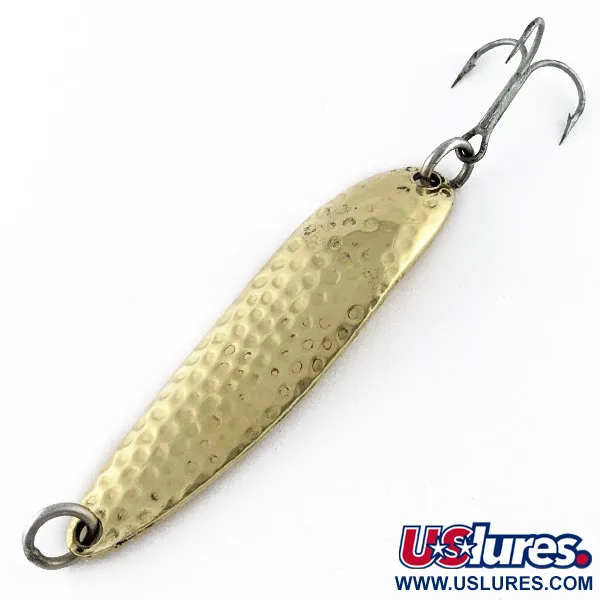 Luhr Jensen Krocodile #4, złoto, 14 g błystka wahadłowa #17515