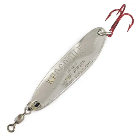 Luhr Jensen Krocodile #3, nikiel, 14 g błystka wahadłowa #17565