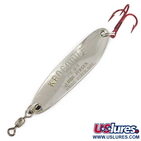 Luhr Jensen Krocodile #3, nikiel, 14 g błystka wahadłowa #17565