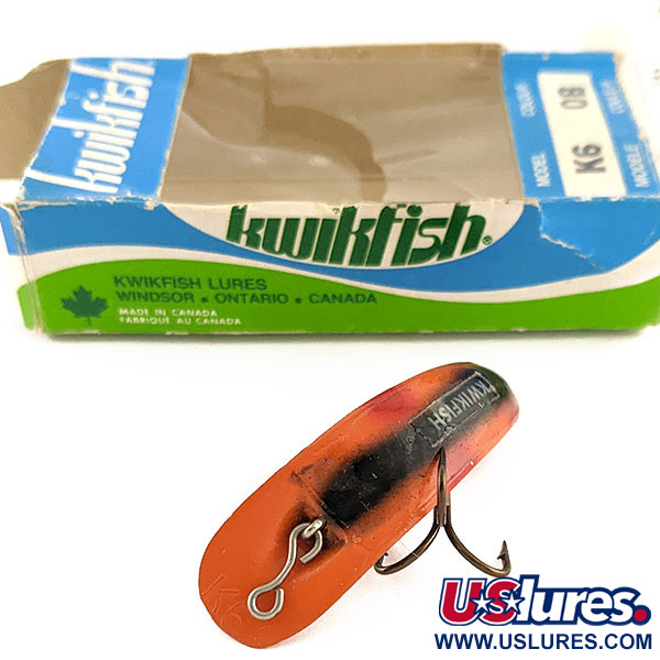 Helin Tackle Kwikfish K6, czerwony OB, 2,5 g wobler #17567