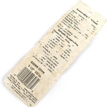 L&S Bait Mirro lure MirrOlure S20MR Suspending Twitchbait, 14 g wobler #17568