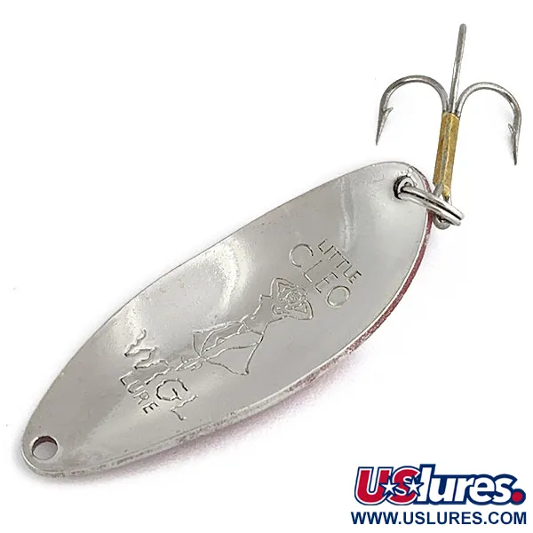 Seneca Little Cleo (Hula Girl), nikiel/czerwony/biały, 14 g błystka wahadłowa #17573