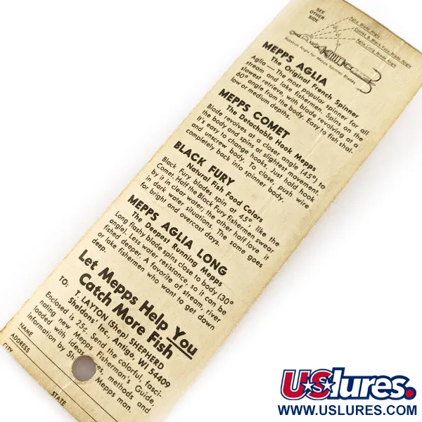  Mepps Aglia 1 dressed, złoto, 3,5 g błystka obrotowa #17579