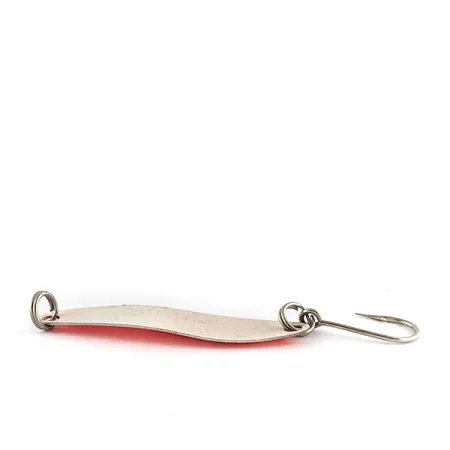 Luhr Jensen Needle fish 2 UV (świeci w ultrafiolecie), Biały/Pomarańczowy UV, 3 g błystka wahadłowa #17598