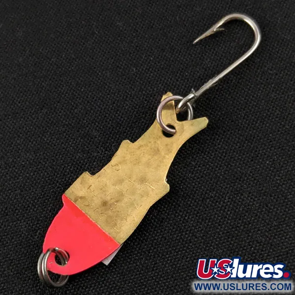 Shoff's Triple Teazer, mosiądz/czerwony UV, 1,1 g błystka wahadłowa #17599