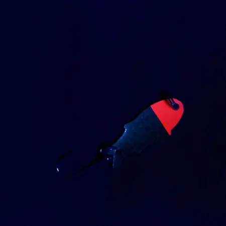 Shoff's Triple Teazer, mosiądz/czerwony UV, 1,1 g błystka wahadłowa #17599