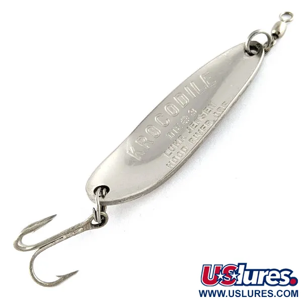 Luhr Jensen Krocodile #3, nikiel, 14 g błystka wahadłowa #17606
