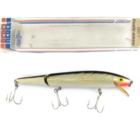 Rebel Floater Jointed F14 (1970s), Gold, 17 g wobler #17610