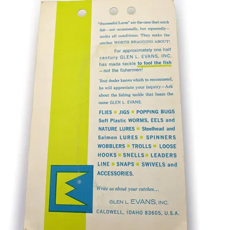 Glen Evans Colorado Spinner 1, nikiel, 5 g błystka obrotowa #17641