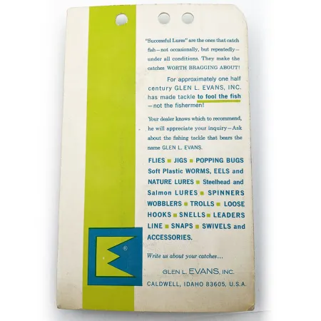 Glen Evans Colorado Spinner 1, Nikiel/miedź, 5 g błystka obrotowa #17890