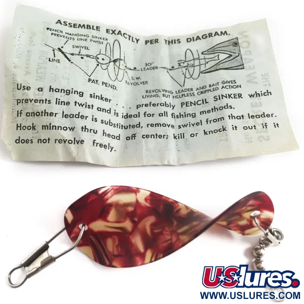 Other Zestaw do łowienia na żywca Secret Weapon No. 59 (z lat 1950-tych), nikiel/czerwony,  g  #17653