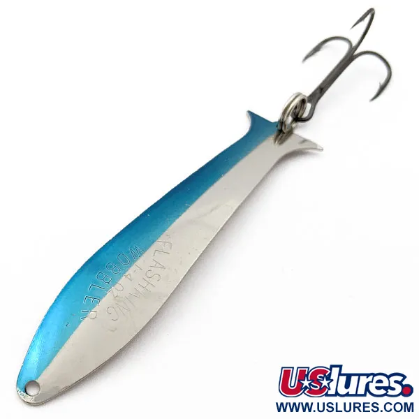 Acme Flash-King Wobbler, nikiel/niebieski, 7 g błystka wahadłowa #17680