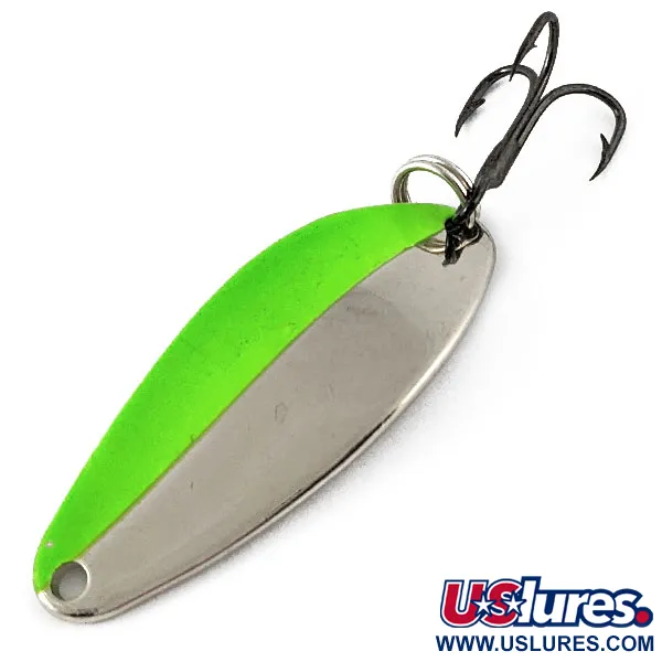 Acme Little Cleo, nikiel/zielony, 7 g błystka wahadłowa #17733