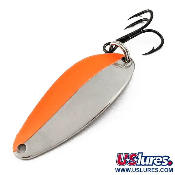 Acme Little Cleo UV (świeci w ultrafiolecie), nikiel/pomarańczowy, 7 g błystka wahadłowa #17813