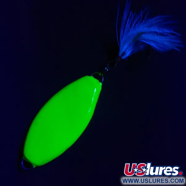 Worth UV (świeci w ultrafiolecie), Chartreuse, 31 g błystka wahadłowa #17857