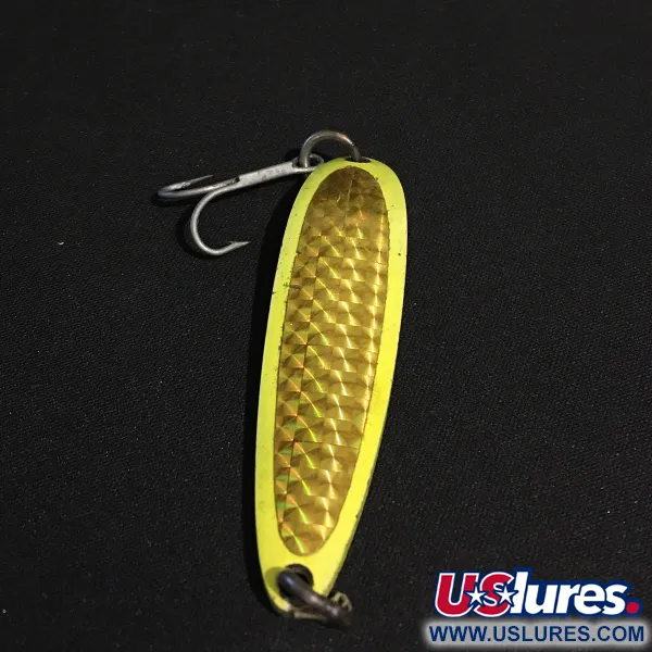 Luhr Jensen Krocodile #4, Żółty, 19 g błystka wahadłowa #17860