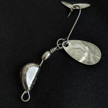 Hildebrandt Spinners  Hildebrandt's Gold Nugget Twin Spin, Nikiel, 5,7 g błystka obrotowa #17919