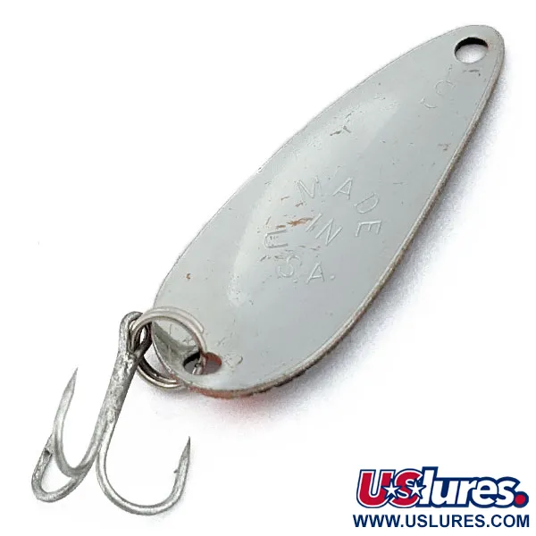 Worth Chippewa Steel Spoon, Czarny/Czerwony/Nikiel, 6 g błystka wahadłowa #17927