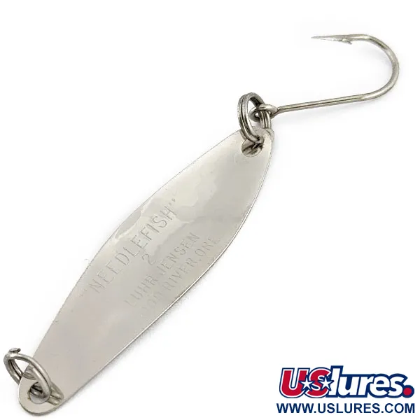 Luhr Jensen Needlefish 2, Nikiel, 3 g błystka wahadłowa #17955