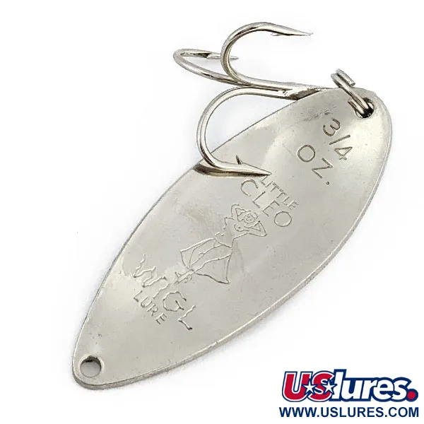 Seneca Little Cleo (Hula Girl), Nikiel/Zielony, 21 g błystka wahadłowa #17965