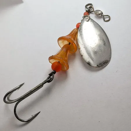 Lucky Strike Coffe Spoon, Nikiel/Czerwony, 5 g błystka obrotowa #17977