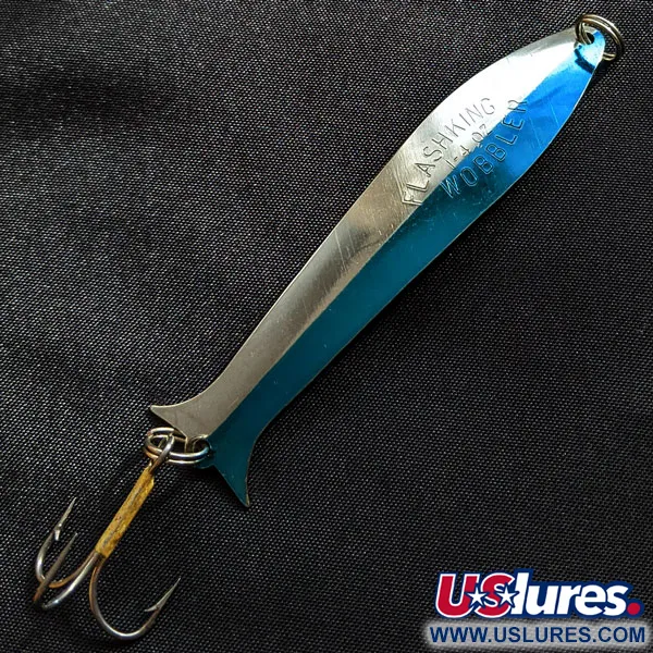 Acme Flash-King Wobbler, Nikiel/niebieski, 7 g błystka wahadłowa #17992