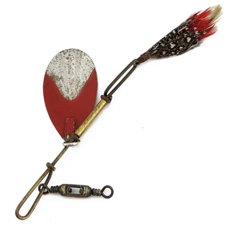 Pflueger Fluted Bait 4 Bull dog quality, Nikiel/Czerwony, 6 g błystka obrotowa #18004