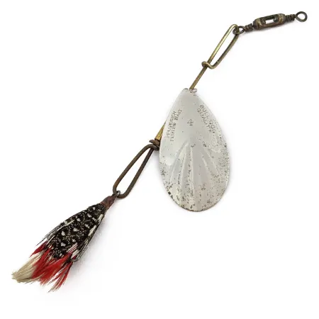 Pflueger Fluted Bait 4 Bull dog quality, Nikiel/Czerwony, 6 g błystka obrotowa #18004