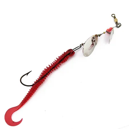 Pflueger June Bug, Nikiel/Złoty/Czerwony, 9 g błystka obrotowa #18037