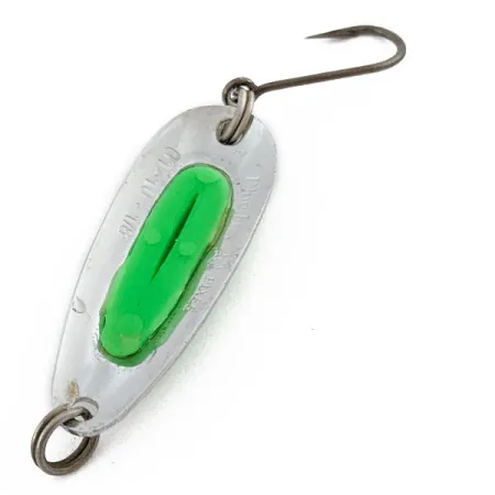 Blue Fox Pixee, nikiel/zielony UV, 3,5 g błystka wahadłowa #18098