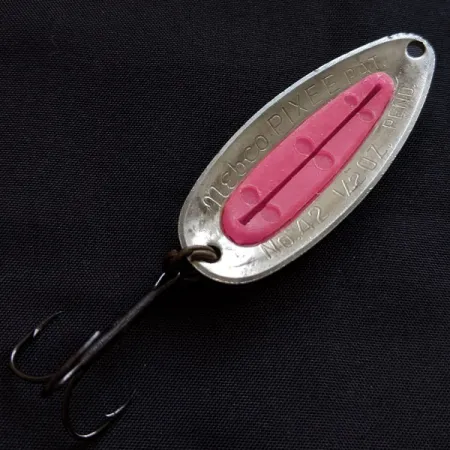 Nebco Pixee, nikiel/różowy, 14 g błystka wahadłowa #18104