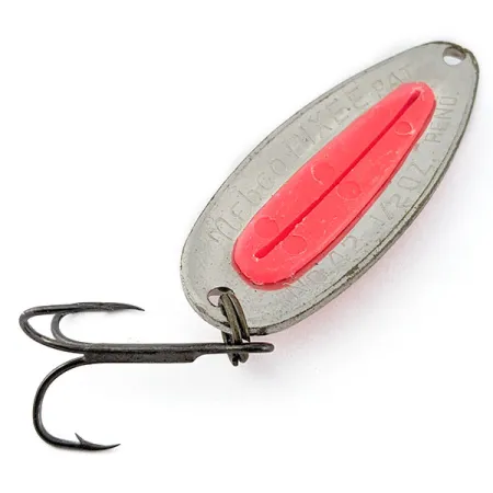 Nebco Pixee, młotkowany nikiel/czerwony, 14 g błystka wahadłowa #18183