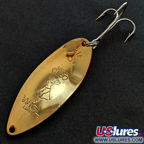 Seneca Little Cleo (Hula Girl), czerwony/biały/złoty, 21 g błystka wahadłowa #18250