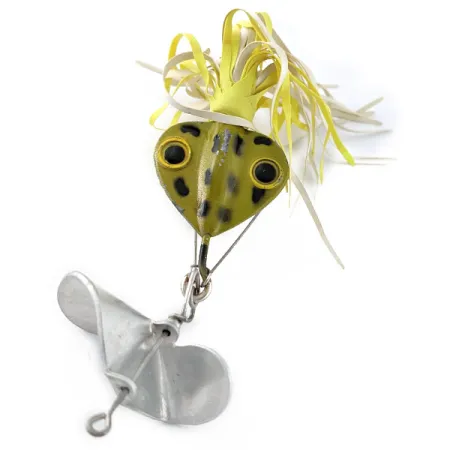 Fred Arbogast Hawaiian Wiggler No. 2-1/2 Sputterfuss Frog, Frog, 21 g błystka obrotowa #18268