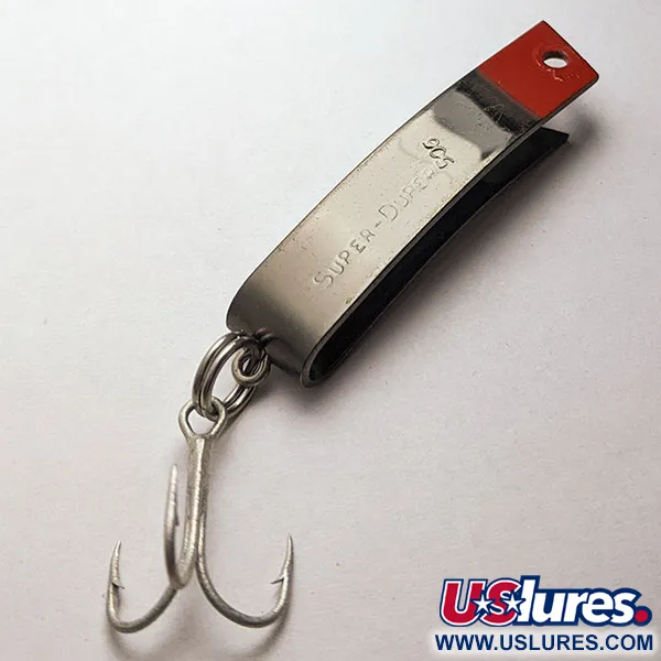 Luhr Jensen Super-Duper 506 , Czarny czerwony, 7 g błystka wahadłowa #18429